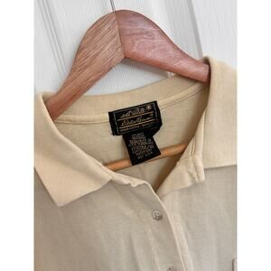 Vintage Eddie Bauer Outdoor Outfitter Cotton Polo Shirt Womens M
